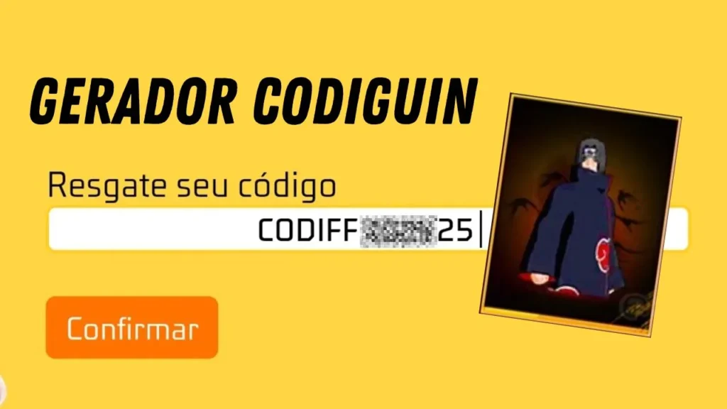gerador de codiguin naruto 2025